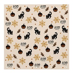 Cat Halloween Pattern Banner And Sign 4  X 4  by Ndabl3x