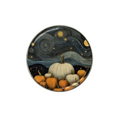 Pumpkin Halloween Hat Clip Ball Marker by Ndabl3x
