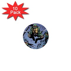 Teenage Mutant Ninja Turtles Comics 1  Mini Buttons (10 Pack)  by Sarkoni