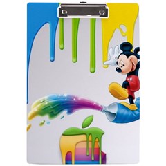 Mickey Mouse, Apple Iphone, Disney, Logo A4 Acrylic Clipboard by nateshop