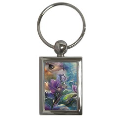 Abstract Blossoms  Key Chain (rectangle) by Internationalstore