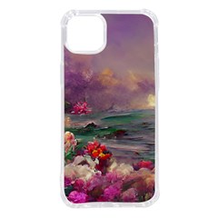 Abstract Flowers  Iphone 14 Plus Tpu Uv Print Case by Internationalstore