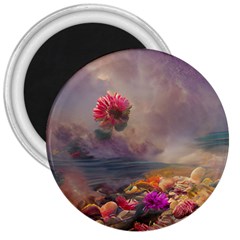 Floral Blossoms  3  Magnets by Internationalstore