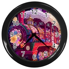 Fantasy  Wall Clock (black) by Internationalstore