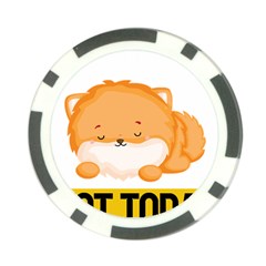 Pomeranian T-shirtnope Not Today Pomeranian 31 T-shirt Poker Chip Card Guard (10 Pack) by EnriqueJohnson
