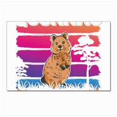 Quokka T-shirtbecause Quokkas Are Freaking Awesome T-shirt Postcard 4 x 6  (pkg Of 10) by EnriqueJohnson