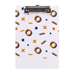 Abstract Dots And Line Pattern T- Shirt Abstract Dots And Line Pattern T- Shirt A5 Acrylic Clipboard by EnriqueJohnson