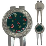 Christmas Festive Season Background 3-in-1 Golf Divots Front