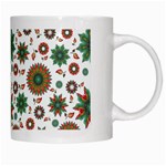 Pattern Abstract Seamless White Mug Right