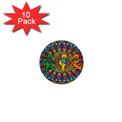 Grateful Dead Pattern 1  Mini Buttons (10 Pack)  by Sarkoni