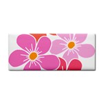 Flower Illustration T- Shirtcolorful Blooming Flower, Blooms, Floral Pattern T- Shirt Hand Towel Front