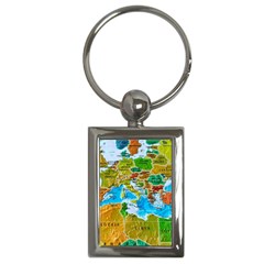 World Map Key Chain (rectangle) by Ket1n9