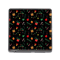 Christmas Pattern Texture Colorful Wallpaper Memory Card Reader (square 5 Slot) by Ket1n9