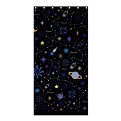 Starry Night  Space Constellations  Stars  Galaxy  Universe Graphic  Illustration Shower Curtain 36  X 72  (stall)  by Grandong
