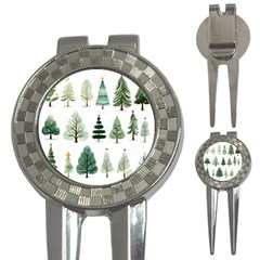 Christmas Trees 3-in-1 Golf Divots by Vaneshop