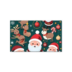 Christmas Santa Claus Sticker Rectangular (100 Pack) by Vaneshop