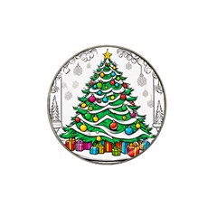 Christmas Tree Hat Clip Ball Marker (10 Pack) by Vaneshop