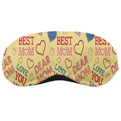 Love Mom Happy Mothers Day I Love Mom Graphic Pattern Sleep Mask by Vaneshop
