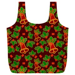 Christmas Pattern Full Print Recycle Bag (xxl) by Pakjumat