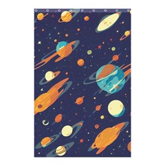 Space Galaxy Planet Universe Stars Night Fantasy Shower Curtain 48  X 72  (small)  by Pakjumat