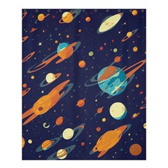 Space Galaxy Planet Universe Stars Night Fantasy Shower Curtain 60  X 72  (medium)  by Pakjumat