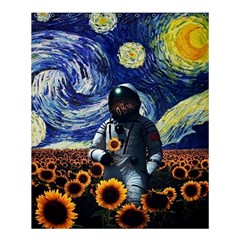 Starry Surreal Psychedelic Astronaut Space Shower Curtain 60  X 72  (medium)  by Pakjumat