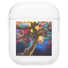 Psychedelic Tree Abstract Psicodelia Airpods 1/2 Case by Modalart