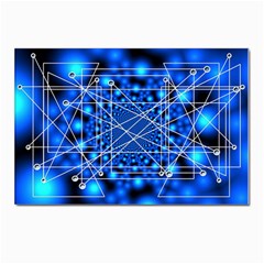 Network Connection Structure Knot Postcard 4 x 6  (pkg Of 10) by Amaryn4rt