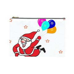 Nicholas Santa Claus Balloons Stars Cosmetic Bag (large) by Ndabl3x