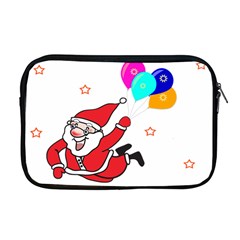 Nicholas Santa Claus Balloons Stars Apple Macbook Pro 17  Zipper Case by Ndabl3x