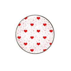 Hearts Romantic Love Valentines Hat Clip Ball Marker (10 Pack) by Ndabl3x
