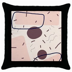 Computer Network Technology Tech Digital Throw Pillow Case (black) by Grandong