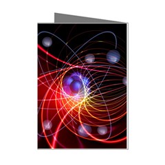 Physics Quantum Physics Particles Mini Greeting Cards (pkg Of 8) by Sarkoni