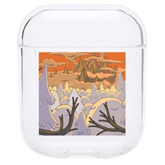 Adventure Time Cartoon Landscape Trees Hard Pc Airpods 1/2 Case by Sarkoni