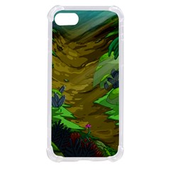 Green Pine Trees Wallpaper Adventure Time Cartoon Green Color Iphone Se by Sarkoni