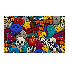 Graffiti Characters Seamless Pattern Banner And Sign 5  X 3  by Bedest