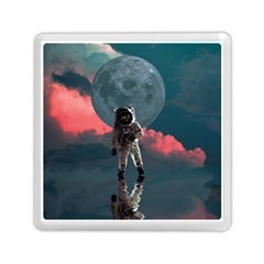 Astronaut Moon Space Nasa Planet Memory Card Reader (square) by Maspions