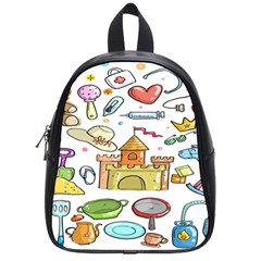 Baby Equipment Child Sketch Hand School Bag (small) by Hannah976