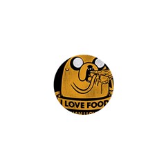 Adventure Time Jake  I Love Food 1  Mini Magnets by Sarkoni