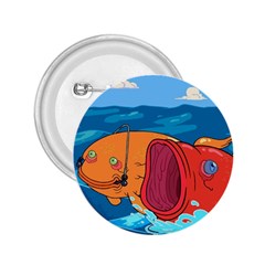Adventure Time Fish Landscape 2 25  Buttons by Sarkoni