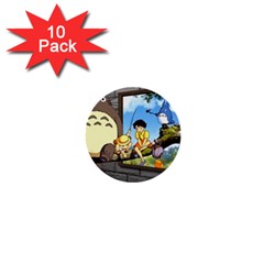 My Neighbor Totoro 1  Mini Buttons (10 Pack)  by Sarkoni