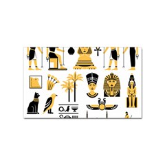 Egypt Symbols Decorative Icons Set Sticker (rectangular) by Bedest