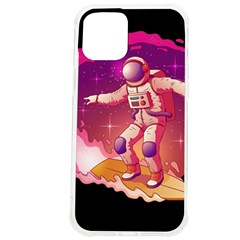 Astronaut Spacesuit Standing Surfboard Surfing Milky Way Stars Iphone 12 Pro Max Tpu Uv Print Case by Ndabl3x