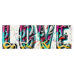 Graffiti Love Banner And Sign 12  X 4  by essentialimage