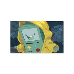 Cartoon Bmo Adventure Time Sticker (rectangular) by Bedest