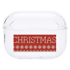Merry Christmas  Pattern Hard Pc Airpods Pro Case by artworkshop