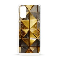 Golden Mosaic Tiles  Samsung Galaxy S20 6 2 Inch Tpu Uv Case by essentialimage365