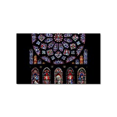Photos Chartres Rosette Cathedral Sticker (rectangular) by Bedest