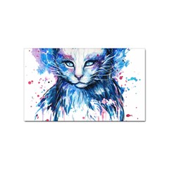 Cat Sticker (rectangular) by saad11