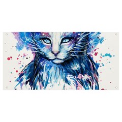 Cat Banner And Sign 8  X 4  by saad11